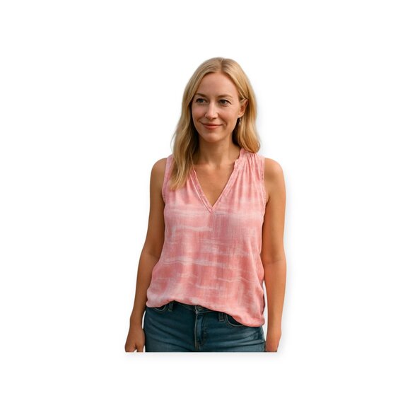 Anthropologie Cloth & Stone Pink Sleeveless Top XS - Picture 10 of 10
